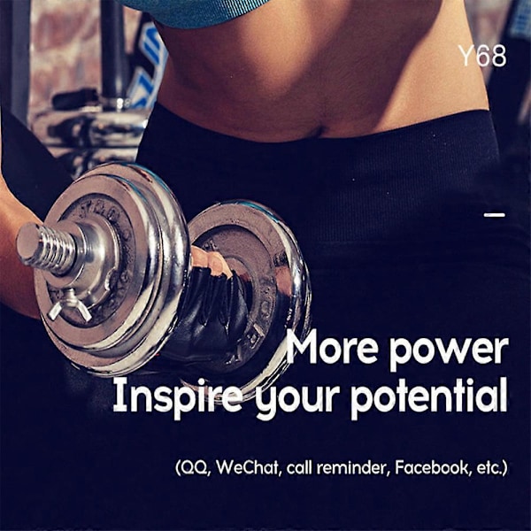 Älykello Rannekoru Syke Verenpaine Unenvalvonta Vedenpitävä Fitness Tracker Urheilukellot Unisex Miehille Naisille Lahja (FMY) Silver White