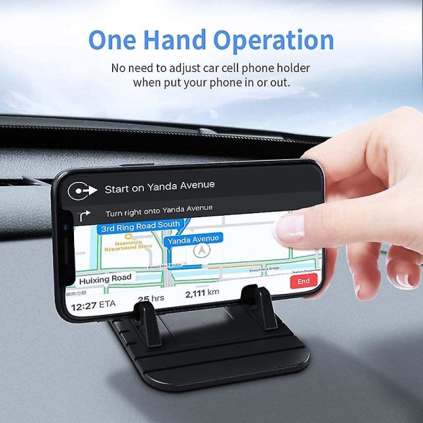 Universal auton kojelauta liukumaton puhelimen GPS-pidikematto Liukumaton silikonimatto Autotarvikkeet matkapuhelimeen (FMY)