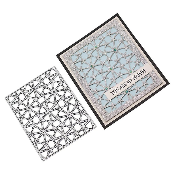 Inbjudningsblomma Metallstansar Schablon Scrapbooking DIY Album Stämpel Papperskort Prägling Dekoration Hantverk