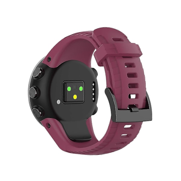 Blød silikone urrem til Suunto 5 22,5 mm (FMY) Wine red Other Phone Models