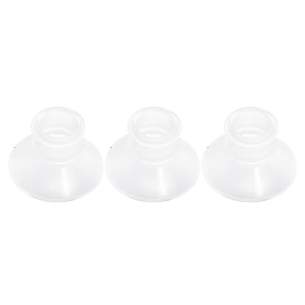 Ersättningstillbehör till elektrisk bröstpump med 3 st 150 ml mjölkuppsamlare (FMY) 17mm Flange Inserts
