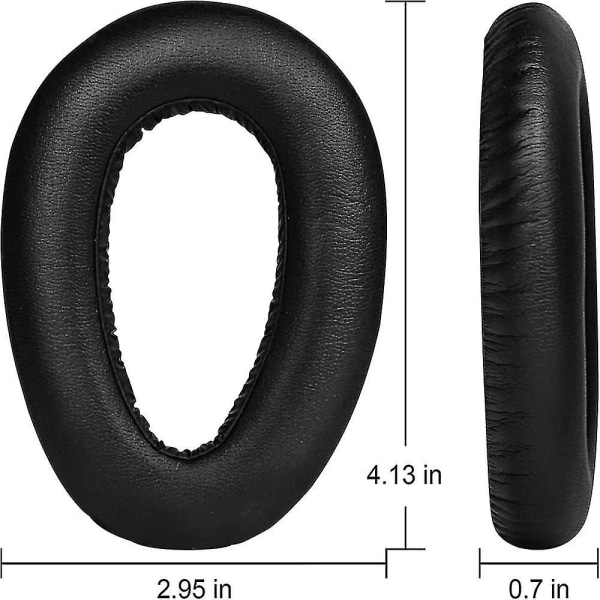 Ersättnings öronkuddar Mjukt skum öronkuddar för Sennheiser Pxc550 Pxc480 Mb660 hörlurar (FMY)