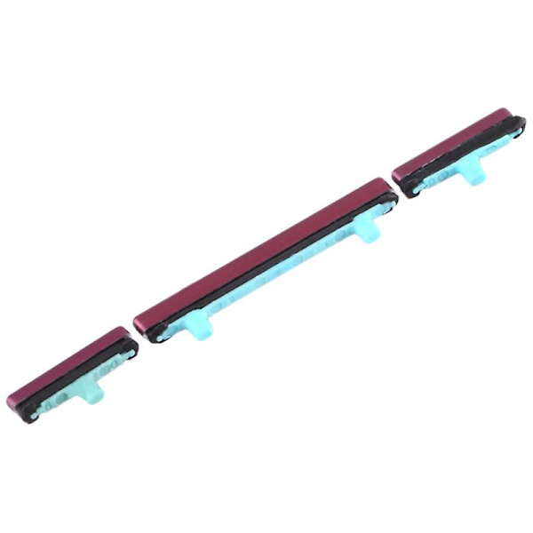 For Samsung Galaxy S8 G950/S8+ G955 3Pcs/Set OEM På/Av og Volum Sideknapper  (FMY) Red Samsung Galaxy S8