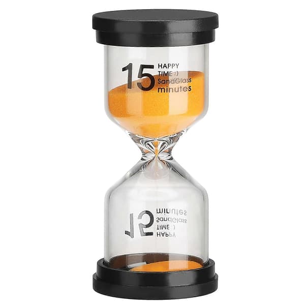 6-pack Timglas Sand Timer Set, Färgglada Timglas för Hem & Kök (FMY)