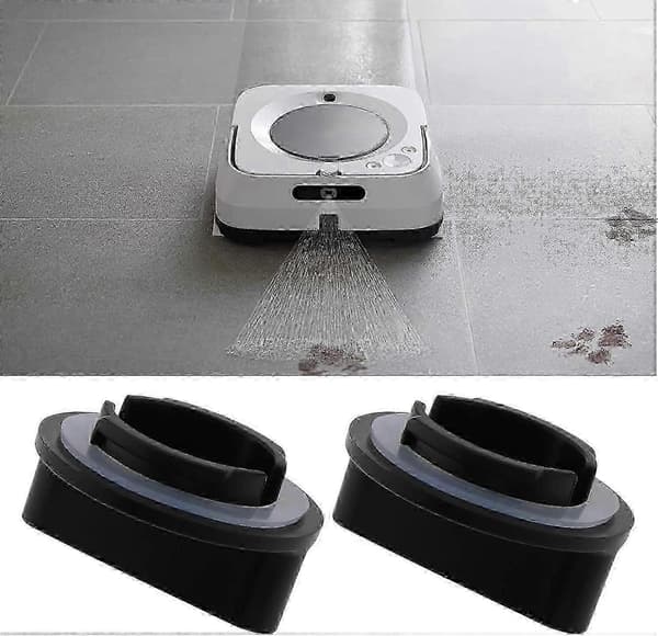 2 Stycken Läcksäkert Vattentanklock med O-ring för Irobot Jet M6 Braava Mopprobot (FMY)