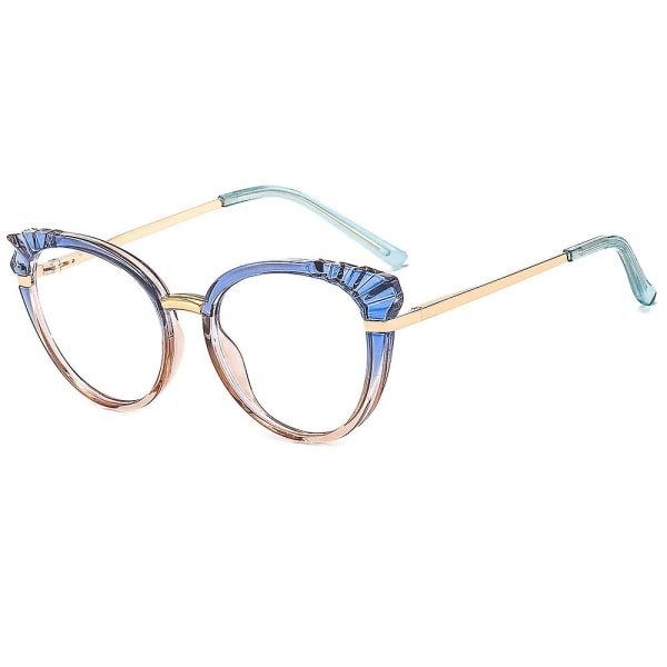 Blått lysblokkerende briller spillbriller, tv-briller for kvinner menn, antirefleks -g7017 (FMY)