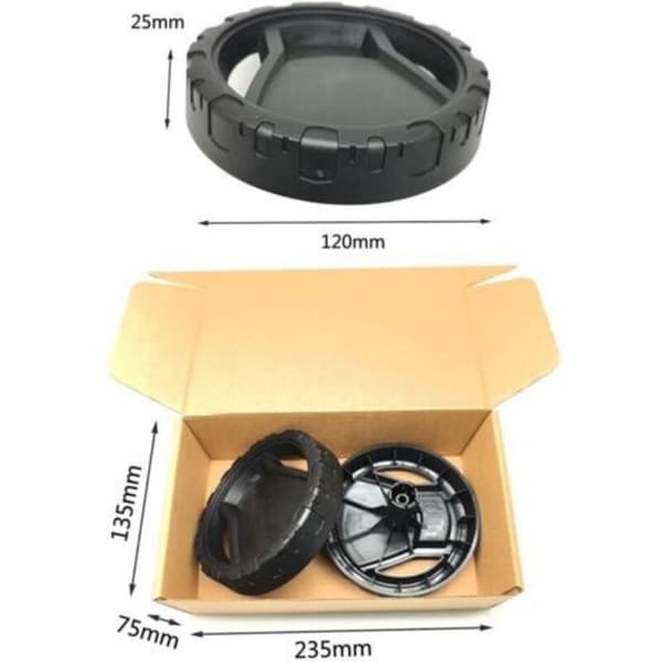 Ersättningshjul för Kärcher K4/K5 högtryckstvättar, hållbar reservdel (2-pack)（FMY）