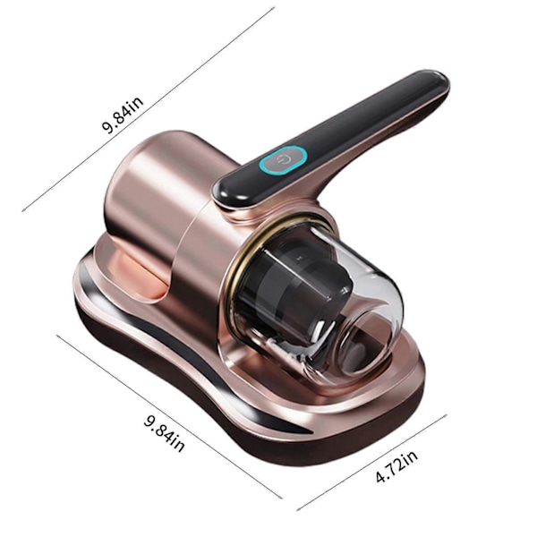 Dammsugare Madrass Dammsugare, Sängdammsugare, Handhållen Dammsugare För Säng, Madrass, Kuddar, Soffrengöring Rea (FMY) Rose Gold Free Size
