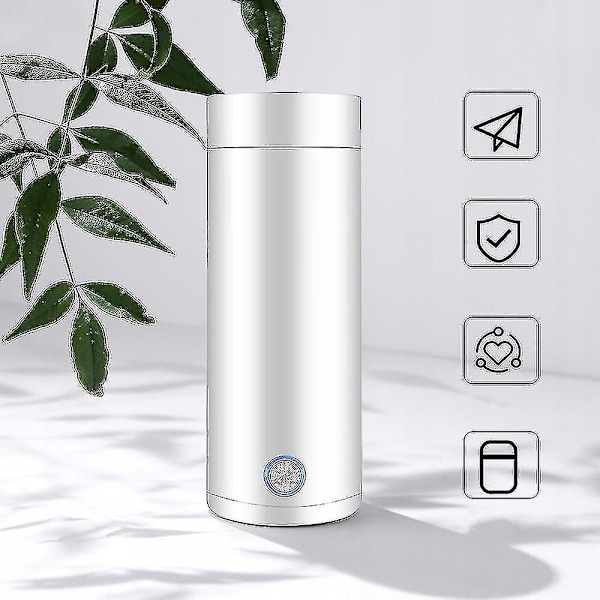 Usb Wise Elektriska Vattenkokare Termosmugg (storlek:vit)(FMY)