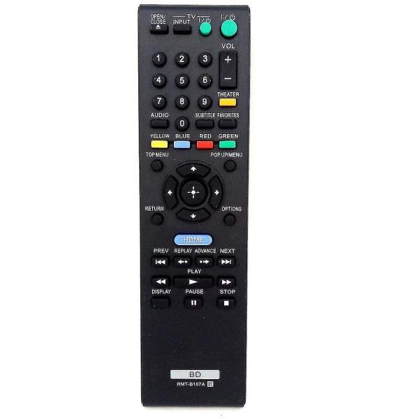 Ersättningsfjärrkontroll RMT-B107A för Sony BD-spelare BDPS570 BDPBX37 BDPBX57 BDPS270 (AM4)