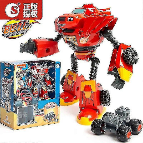 Deformeret Robotbil Legetøjs Actionfigur Model Børns Legetøj Julegaver - Blaze Monster Machines Anime (FMY) 1