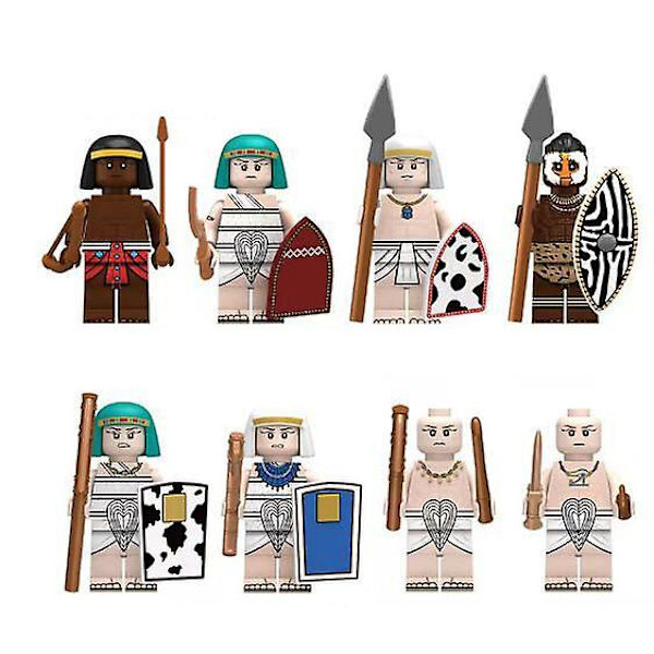 Krigere fra Middelalderen Minifigur Byggeklodser Legetøjs Sæt (FMY) C