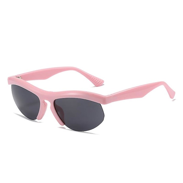Wekity Polarized Sports Solbriller Halfrand Fiskesolbriller for menn og kvinner Baseball Sykling Fiske Løping (FMY)