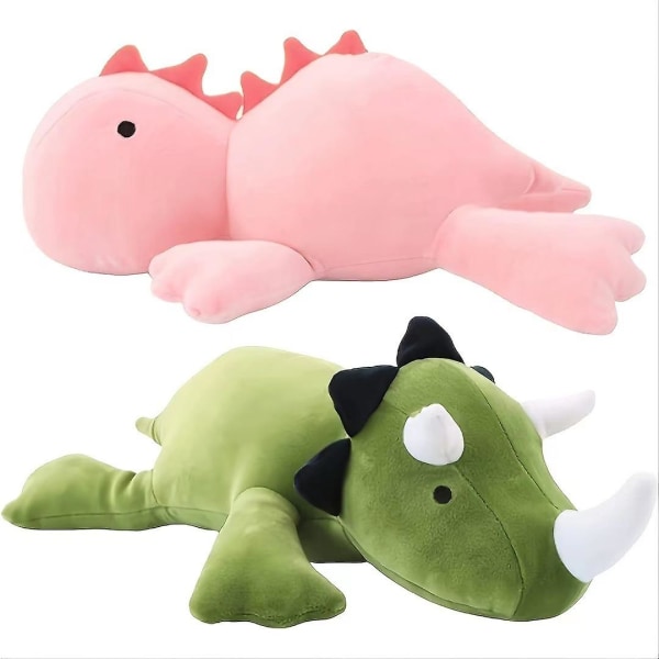 Pillowfort Weighted Plush Dinosaur Betterlifefg Gifts (FMY) Pink