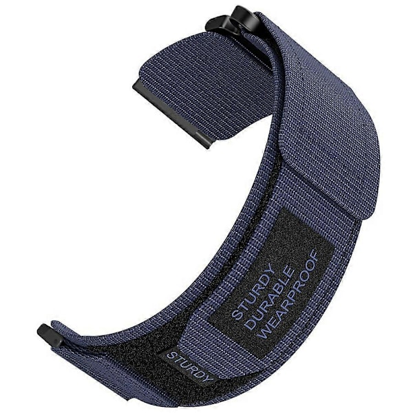 24mm Nylon Klockarmband för Suunto 9 7 Spartan Sport Wrist HR Baro Loop Fäste Rem - Grå (FMY) Multicolor Midnight Blue