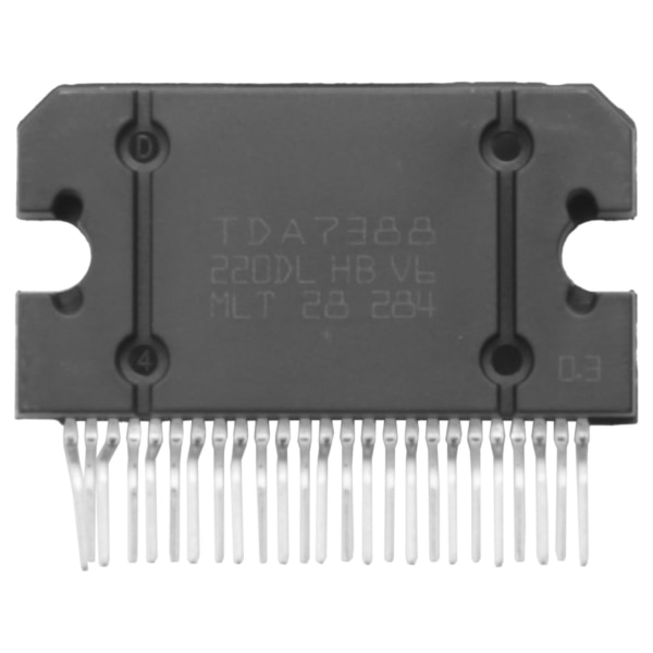 Tda7388 forsterker lydforsterker integrert krets Tda-7388 ny (FMY) black