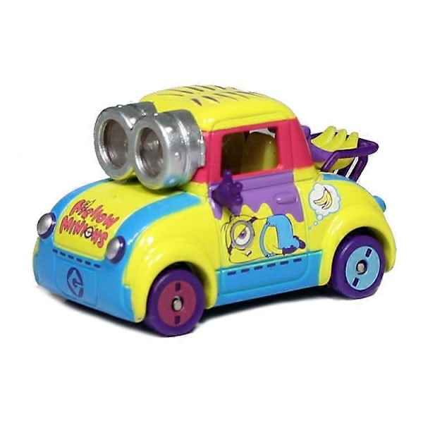 Skalmodellbil Minion Kevin Bob Dave Carl Jerry Tim Phil Jul Dekoration Rummet Leksaker för Pojkar Flickor Leksaksbil (FMY) 7
