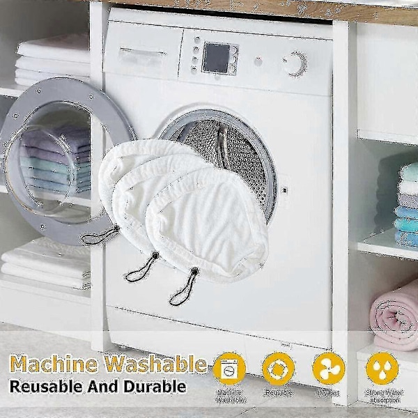 6 kpl Mikrokuituhöyrymopin Puhdistuspehmusteet Vaihtohöyrymopille Yhteensopiva H2o X5 H20 Pesu (FMY)
