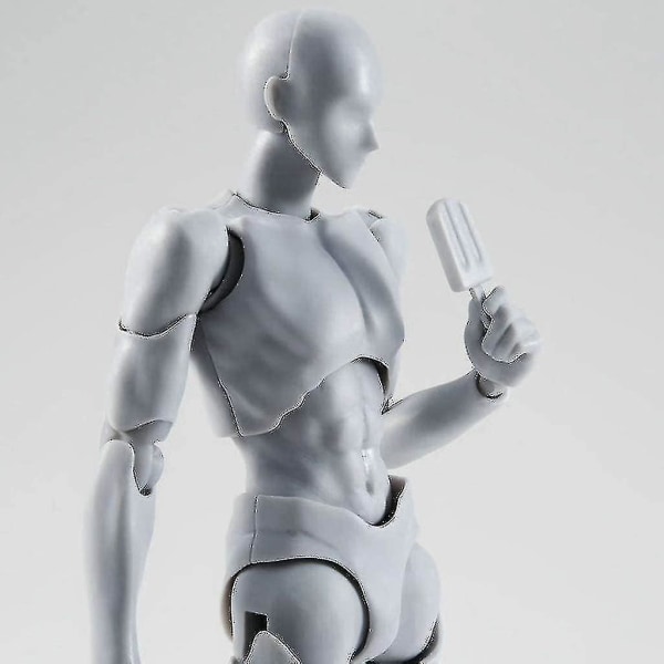 Actionfigur Ritningsmodell, Ritningsfigurer För konstnärer Actionfigur Modell Human Mannequin Man Wom (FMY) 8.3 x 7.2 x 1.6 inches Female