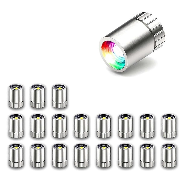 20 st Miniatyr LED-lampor, Små lampor för hantverk, Miniatyr lampor batteridrivna, Lampor (Flerfärgsändring) (FMY) As Shown
