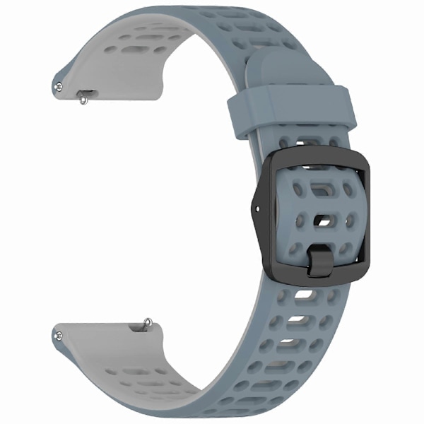 Silikonarmband för Coros Pace 2/ Apex 2/ Apex 42mm, tvåfärgad, 20mm (FMY) Blue Grey