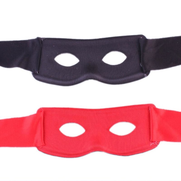 Bandit Zorro Maskeradmask Ögonmask För Temafest Maskerad Kostym Halloween (FMY) Black 1 Pcs