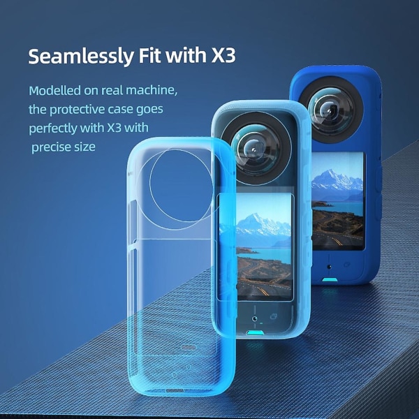 Silikoninen cover case X3-kameralle Suojakotelo case Pölynkestävä cover (FMY)
