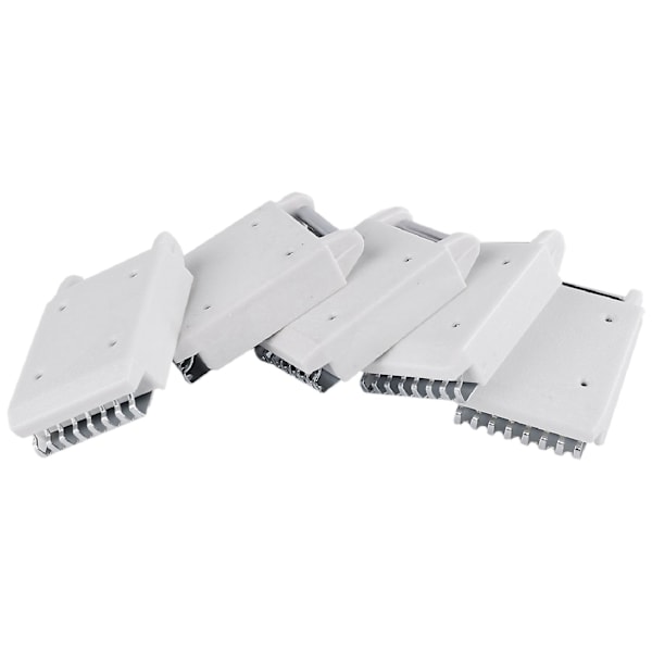 5 kpl Neulomiskoneen Tarvike Kynsipaino Brother Silver Reed Singer Neulomiskoneelle DIY Han (FMY) White