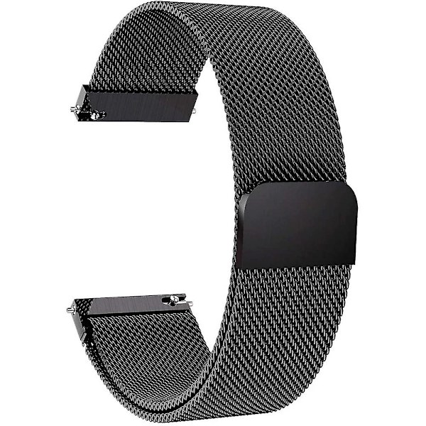For Garmin Vivoactive/Garmin Vivoactive HR Spænde Mesh Rem Armbånd Smart Watch Rem (20mm)  (FMY) Black Other Smartwatch Models