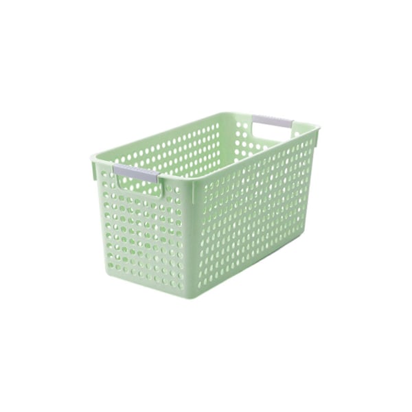 Plastkleskurv - Sølvfarget Håndtak, Sammenleggbar, Plassbesparende, Leketøyoppbevaring (FMY) Green