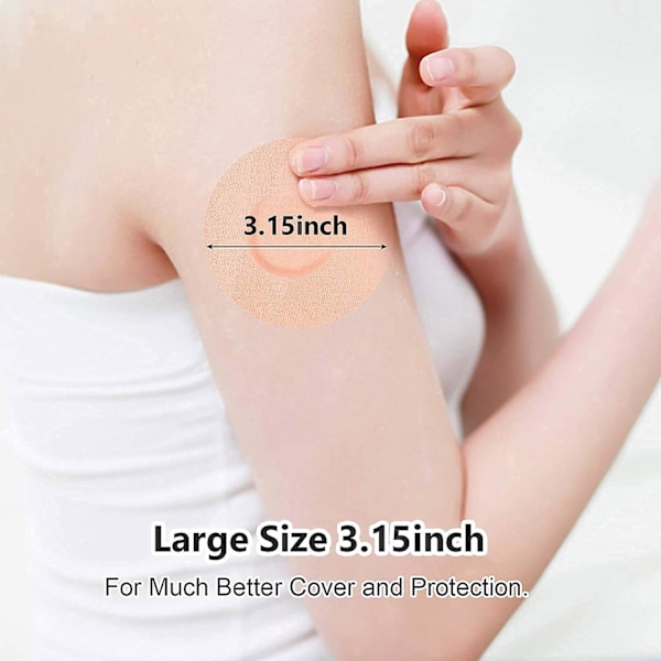 15-pakke Libre Sensordeksler Vanntette Freestyle Libre Sensorplaster - Fleksible CGM-plaster uten lim i midten - enlite - guardian (FMY)