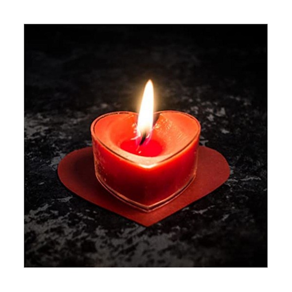 30 kpl sydämenmuotoisia tealight-kynttiläkuppia sydämillä varustettuna kirkkaita sydänkynttilävahatölkkejä koteloita  (FMY) As Shown