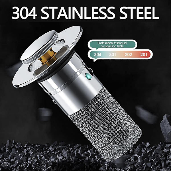 -Up Sink Drain Strainer with Removable Stainless Steel Strainer Basket Catch, Sink Stopper Replacement,  (FMY) Silver
