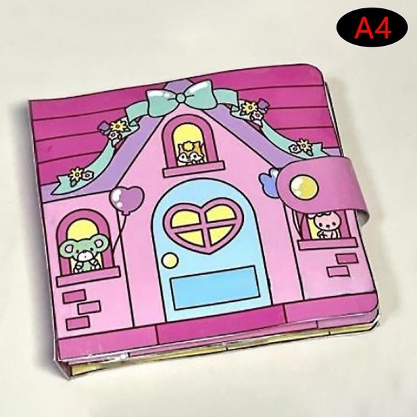 Hiljainen kirja Sanrio Doudou -opetuskirja kotitekoinen Kuromi-kirjamelodia QuietBook (FMY) Multicolor A4