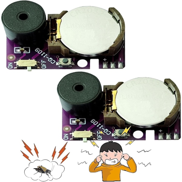 Random Noise Maker, 2024 Nyeste Random Noise Maker, Noise Maker, Prank Noise Maker til Fest (FMY) Purple 2pcs