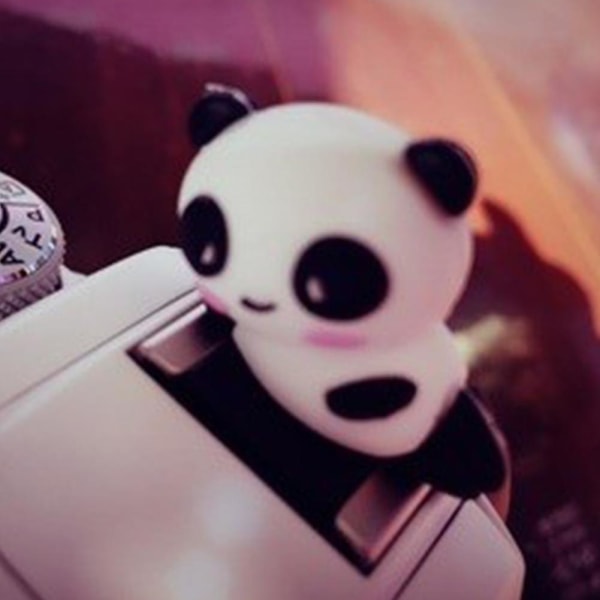 Sarjakuva Panda Hot Shoe cover Canon Nikon Fujifilmille Samsung Panasonic Leica (FMY)