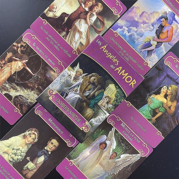 Spanska los angeles del amor orakelkort tarotdäck brädspel för fest (FMY)