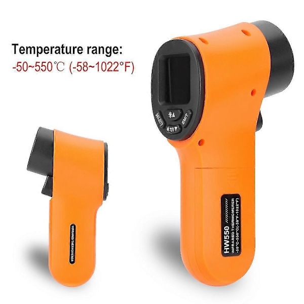 Handhållen Digital Infraröd Termisk Kameratermometer Ir Termometer Fp (FMY) Orange