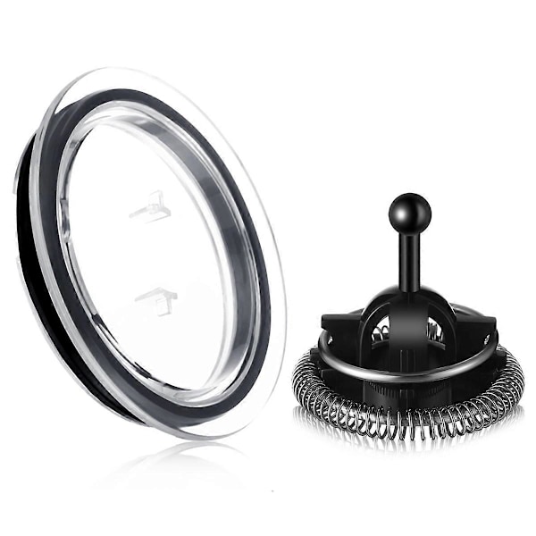 93271 Melkeskummerlokk og melkeskummervisper for Nespresso Aeroccino 3, erstatning for melkeskummer P (FMY)