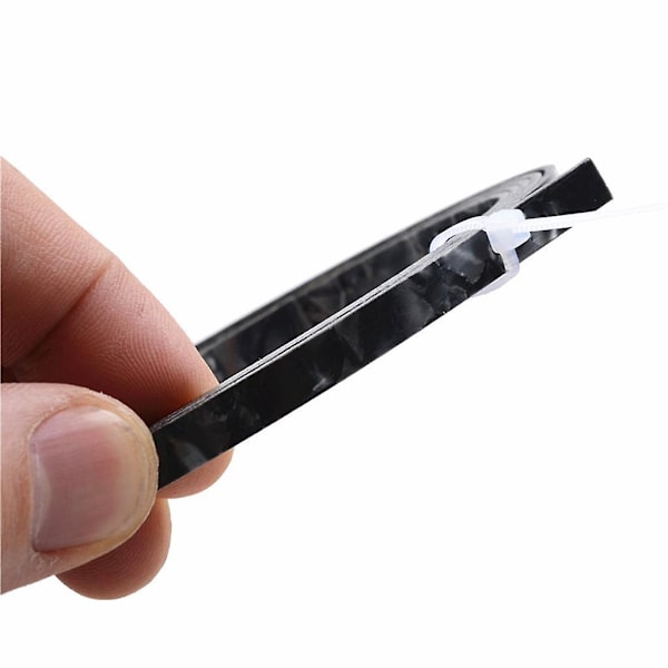 Celluloid innlegg for gitarbinding - Dekorasjon for akustisk gitarprodusent - 6 mm (FMY)