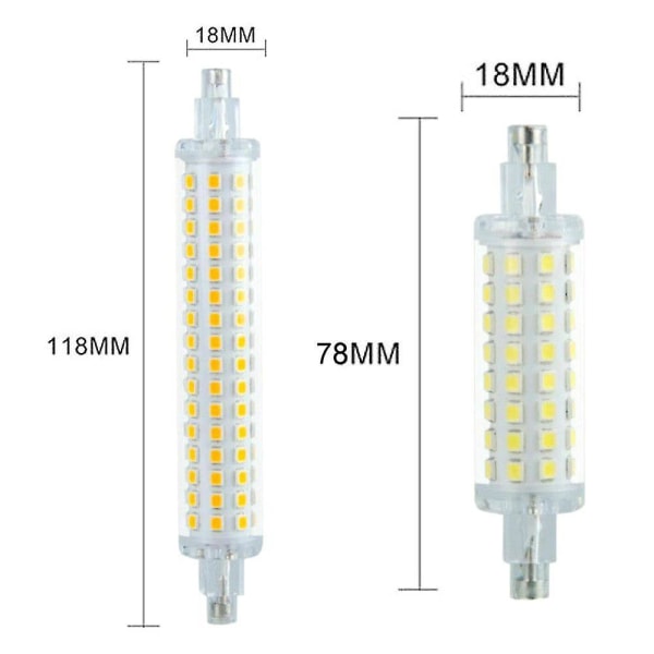 R7s LED-maissikäyttöinen turva- ja tulvavalo halogeenivalon korvaava lamppu (FMY)