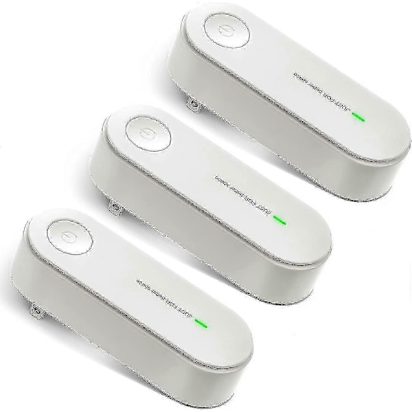 3-pakning Plug-In Luftrenser Bærbar Negativ Ion Generator Filterløs Luftionisator Hjemmeluftfilter Fjerner Lukt & Luftfrisker (FMY)