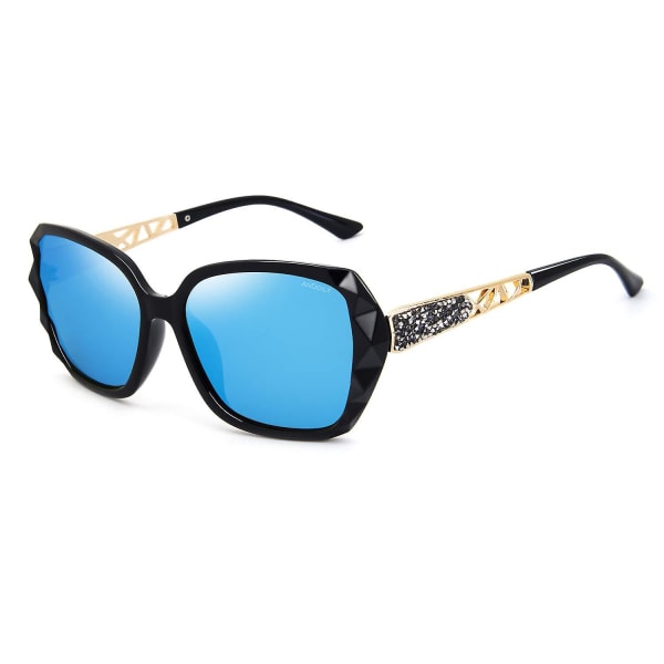 Store Solbriller Dame Vintage Retro Polariserte Solbriller UV-beskyttelsesbriller