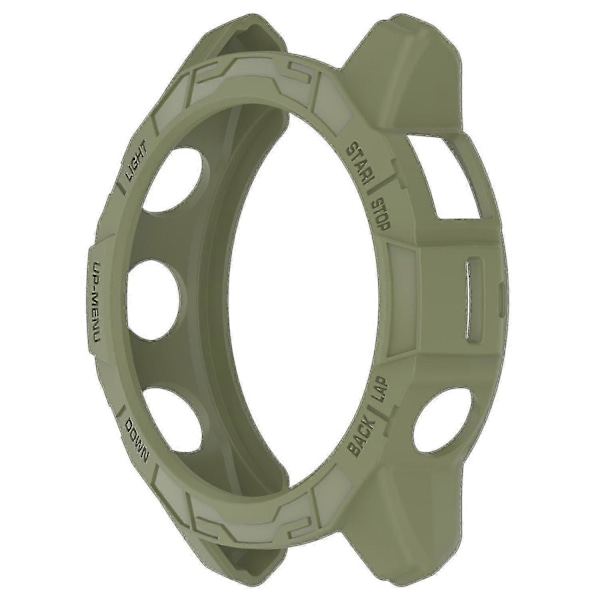 TPU-armbandsfodral för Garmin Epix Pro 51mm/(gen 2) 51mm /fenix 7x Pro / 7x, Repskyddande ihåligt fodral (FMY) Jungle Green