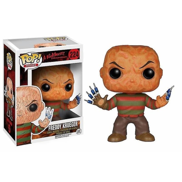 Pop A Nightmare On Elm Street Vinyl Figur #224 #02 - Freddy Action Figur Legetøj - Samler Vinyl Do  (FMY)