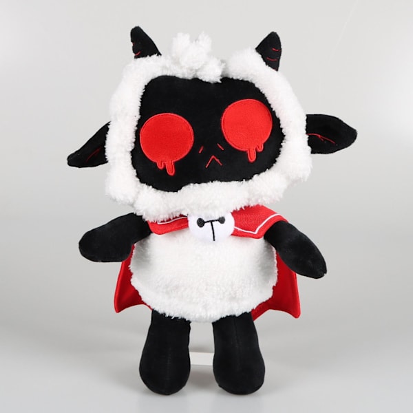 30cm Cult Of The Lamb Pehmolelu Pehmeä Lammas Pehmolelu Pelihahmo Piirretty Hahmo Pehmolelut Pehmeä Lahja Lelut Lapsille Pojille Faneille (FMY) Black 30cm