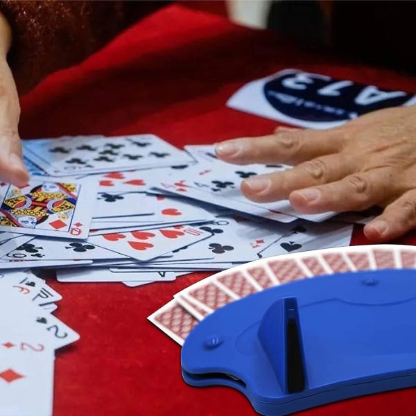 2-osaiset pelikorttitelineet, pelikorttitelineet, joilla voit keskittyä peliin (FMY)