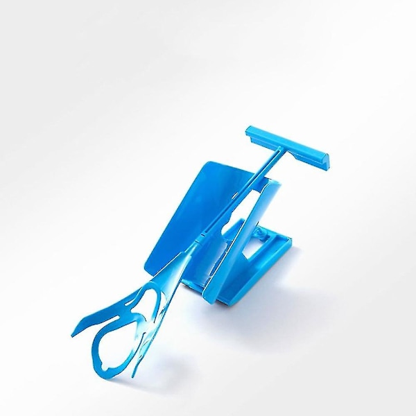1 st Sock Slider Aid Blå Hjälpsats Hjälper Att Ta På Strumpor Utan Att Böja Sig Skohorn Lämplig För Strumpor Fotledsstöd (FMY) Blue Helper -