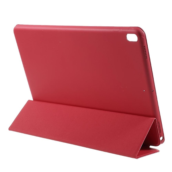 Kolminkertainen älykäs telakka suojaava nahkainen tabletin kotelo iPad Air 10.5 (2019) / Pro 10.5 (2017) (FMY) Red iPad Pro 10.5-inch (2017)