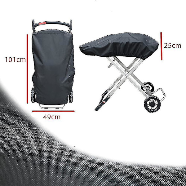 Gasolgrillskydd 420D För Weber Gasolgrill Traveler (FMY)